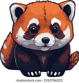 Red Panda Vector Design for all your decorating needs