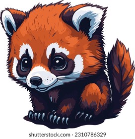 Red Panda Vector Design for all your decorating needs