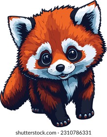 Red Panda Vector Design for all your decorating needs