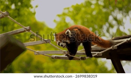 Red Panda vector design art