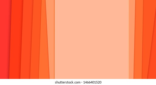 Red paper background, Modern Banner For Design, vector