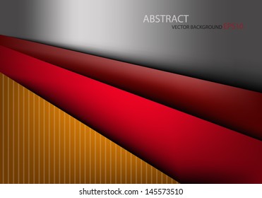 red paper background overlap dimension pattern vector illustration message board for text and message design modern website