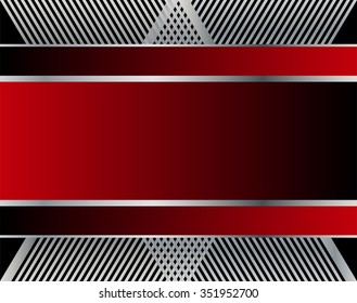 Red paper background overlap dimension vector illustration message board for text and message design modern website
