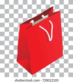 red paper bag
