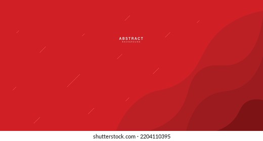 El papel rojo recorta el fondo abstracto, el uso de fondo rojo moderno para empresas, empresas, instituciones, afiches, plantillas, fiestas, festivos, seminarios, vectores, ilustración