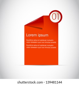 red paper steps for your (web)page