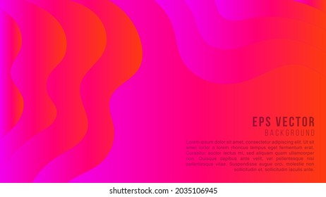 Red papercut abstract shape text background with gradient light. can use for poster, banner, flyer, pamphlet, leaflet, brochure, catalog, web, site, website, presentation, book cover backgrounds