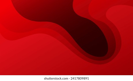 Red papercut background with minimalist style