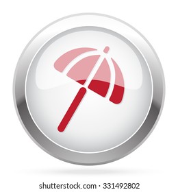 Red Parasol icon on chrome web button