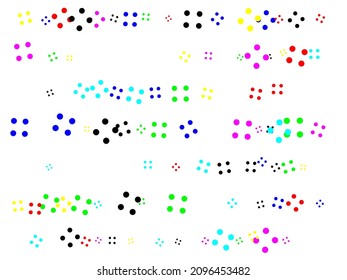 Red Party Circle Frame. Confetti Surprise Illustration. Dotted texture template. Geometric pattern in halftone style with gradient. Astral design. Vector illustration