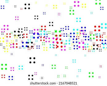 Red Party Circle Frame. Confetti Surprise Illustration. Abstract colorful background. Flying confetti.