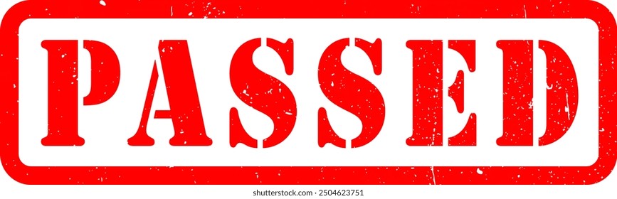 Pase rojo Pasado Sello Textura Logotipo Signo Signo Símbolo Emblema Insignia Vector EPS PNG Transparente Sin Fondo Clip Arte Vector EPS PNG Clip Arte Sin Fondo Transparente