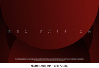 Red Passion abstract geometric background design. For cover design, book design, presentation template, website, poster, flyer, advertising, brochure, brand identity etc. Vector EPS 10