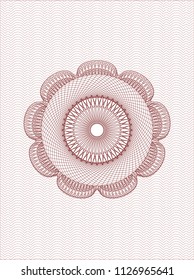 Red passport money rossete