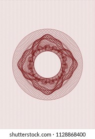 Red passport money rossete