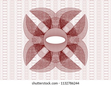 Red passport money rossete