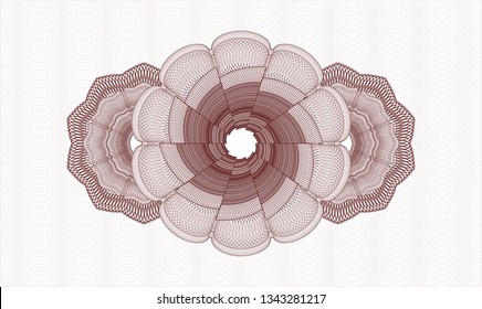 Red passport rosette