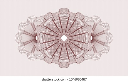 Red passport rosette