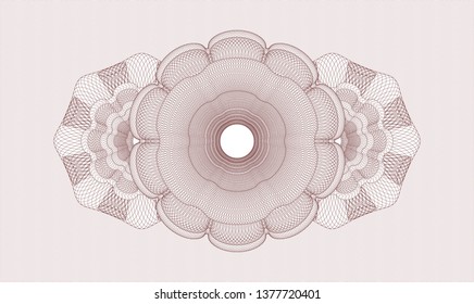Red passport rosette