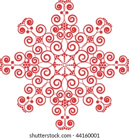 Red pattern
