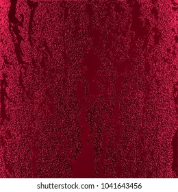 Red pattern. Abstract crimson background. Maroon vector illustration. Scarlet glitter stripes. Dark red foil texture. Luxury pattern.