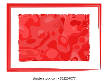 Red  pattern background. Colorful bright background or vector frame. Abstract Geometrical Backdrop. Geometric design for business presentations or web template. Vector.
