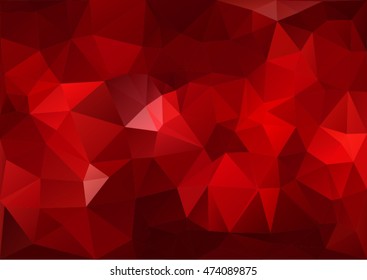 Red Pattern Geometric style.