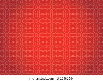 red pattern in Japanese or Chinese background. Vector illustration