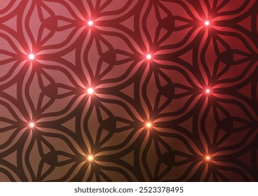 Red pattern light line abstract background. vector illustration.