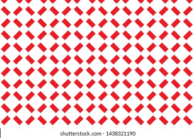 red pattern tablecloths - clothing items, decorations, arabic costumes and other textile items, web designs - vector illustration