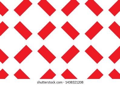 red pattern tablecloths - clothing items, decorations, arabic costumes and other textile items, web designs - vector illustration