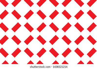 red pattern tablecloths - clothing items, decorations, arabic costumes and other textile items, web designs - vector illustration
