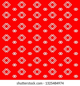 red pattern Thailand style design