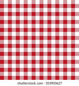 Red patterns tablecloths stylish a illustration design