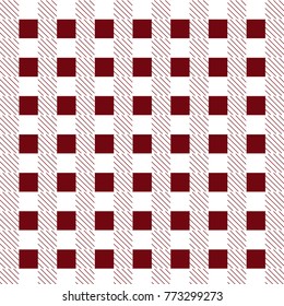 Red patterns tablecloths stylish a illustration design. Geometrical traditional ornament  backgrounds. Vector illustration