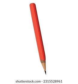 red pencil deisgn over white