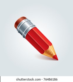 Red Pencil (vector)