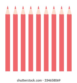 Red Pencils Background