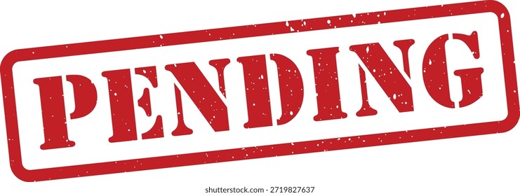 Diseño de Vector de sello pendiente rojo