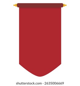 Red Pennant Flag For Promotion