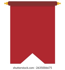 Red Pennant Flag For Promotion
