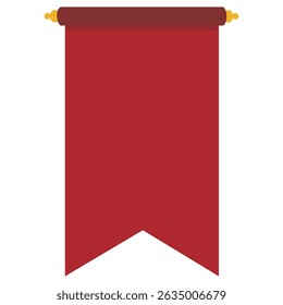 Red Pennant Flag For Promotion