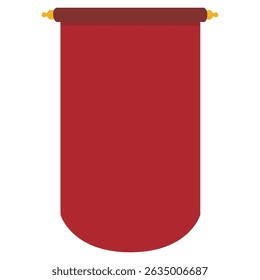 Red Pennant Flag For Promotion