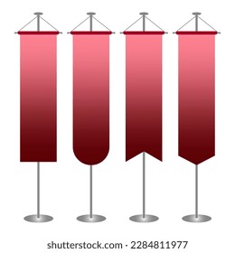 roter Käse. Eleganter Luxus. Vektorgrafik.