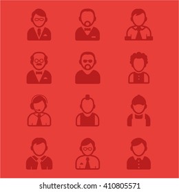 red people icons