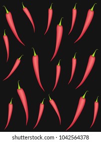 Red pepper background