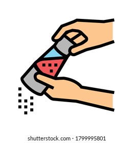 vectores de color del plato de aroma de pimienta roja. signo de plato de sabor a pimienta roja. ilustración de símbolo aislado