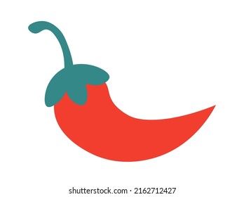 Icono de pimienta roja. Ilustración del vector