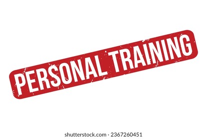 Red Personal Training Rubber Stamp Seal Vector