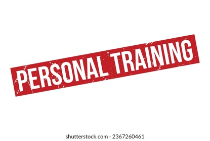 Red Personal Training Rubber Stamp Seal Vector